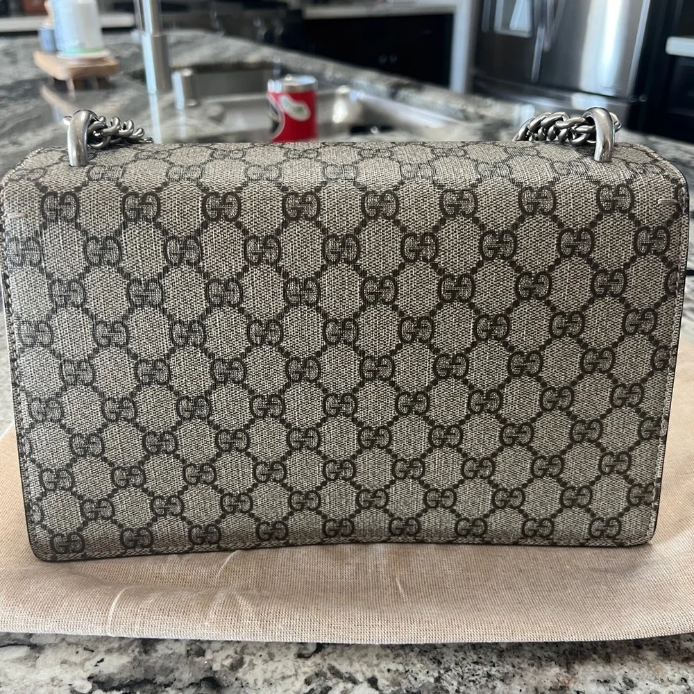 Gucci small Dionysus in tan canvas - Picture 7 of 10